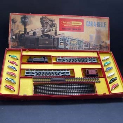 Lot 332 - Triang Car-A-Belle boxed set.