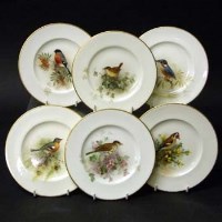 Lot 403 - Six Royal Worcester Handpainted Plates