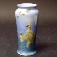Lot 408 - Royal Doulton Titanian Ware Vase