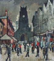 Lot 40 - William Turner, St. Mary's, Stockport, oil