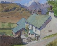 Lot 120 - Philip Macleod-Coupe, Blea Tarn House, Crinkle Crags and Bowfell, watercolour