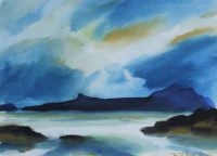 Lot 130 - Brian Dobson, Bay of Arisaigh, watercolour