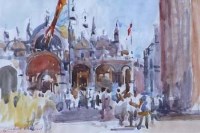 Lot 149 - Gordon Radford, San Marco, Venice, watercolour