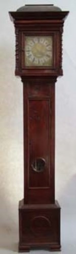 Lot 722 - Longcased clock inscribed John Burges fecit