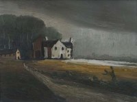Lot 44 - Theodore Major, House in rural landscape, oil