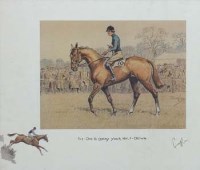 Lot 167 - After Snaffles, The One to Carry your Half-Crown and Sandown, colour reproduction prints (2)