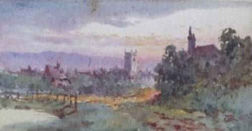 Lot 196 - English School, 19th century, Three framed miniature landscapes (3)