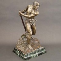Lot 369 - G. Colin bronze figure