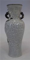 Lot 61 - Chinese crackle ware porcelain vase