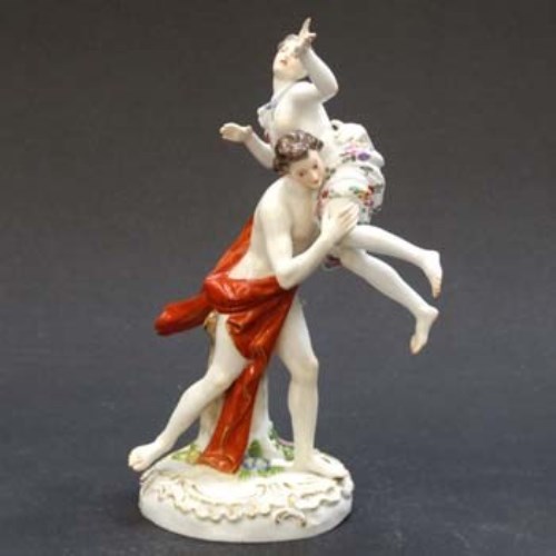 Lot 502 - Meissen rape of prosperine (cancelled mark)
