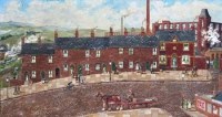 Lot 3 - Fred Wilde, Factory Row, oil.