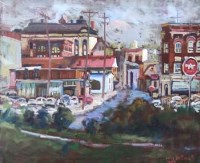 Lot 63 - Lucy Kettlewell, Putnam St, Saratoga Springs, New York, oil