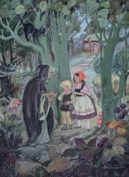 Lot 152 - Patience Arnold, Hansel and Gretel, watercolour