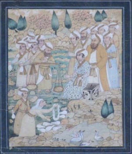 Lot 221 - Two framed Indo-Persian watercolours (2)