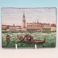 Lot 458 - Venetian Scene - Micromosaic