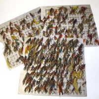 Lot 459 - A collection of fishing flys