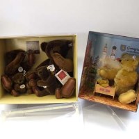 Lot 461 - Two boxes of Steiff Limited edn. teddy bears