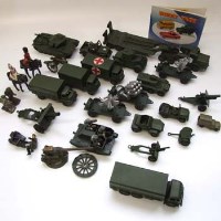 Lot 465 - Collection of Dinky military toys