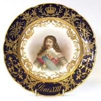 Lot 555 - 'Sevres' plate