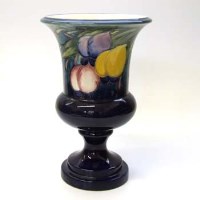 Lot 593 - Moorcroft Plums/Wisteria vase