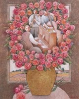 Lot 21 - Jiri Borsky, The Bouquet, acrylic