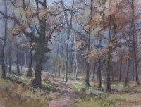Lot 146 - Aubrey R. Phillips, Herefordshire Woods, Autumn and A Worcestershire Stream, Spring, pastel (2)