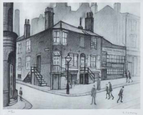 Lot 242 - After L.S.Lowry, Great Ancoats Street, signed prints