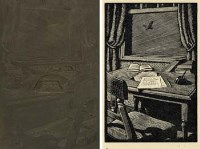 Lot 260 - C.F. Tunnicliffe, The writing table, woodblock