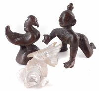 Lot 33 - Chinese rock crystal model of a carp