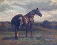 Lot 290 - English School, 19th/20th century, Horse in