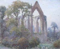 Lot 314 - Joseph Y. Dawbarn, Bolton Abbey, Yorkshire, watercolour
