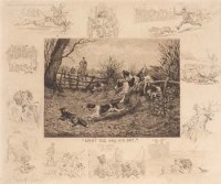 Lot 362 - Frank Paton, five hunting prints, etchings (5)