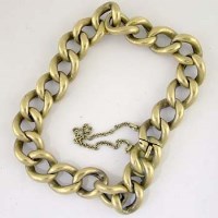 Lot 398 - 18carat gold curb chain