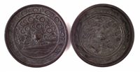 Lot 73 - Two Japanese bronze mirrors