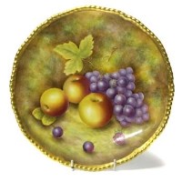 Lot 741 - Royal Worcester fruit plate