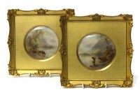 Lot 745 - Pair of Royal Worcester plaques by Stinton.