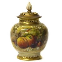 Lot 746 - Royal Worcester vase by Ricketts