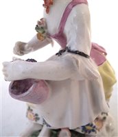 Lot 134 - Bow porcelain figure circa 1762