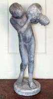 Lot 877 - Lead garden fountain