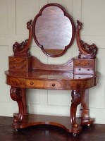 Lot 884 - Victorian walnut Duchess dressing table
