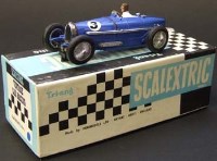 Lot 27 - Scalextric Bugatti C/95 Graham Perris re-issue blue boxed