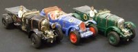 Lot 63 - Two Scalextric Bentley C64 and an Alfa Romeo