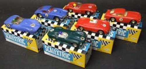Lot 69 - Six Scalextric G.T. Cars