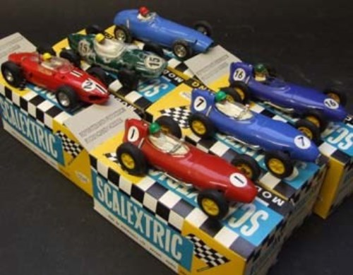 Lot 85 - Six Scalextric cars