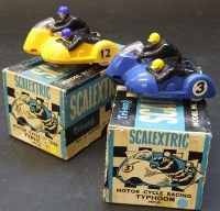Lot 100 - Two Scalextric boxed Typhoon Motorcycles   (E) (2)