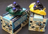 Lot 101 - Two Scalextric boxed Typhoon Motorcycles   (E) (2)