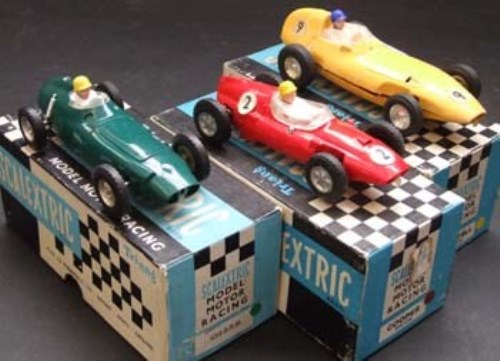 Lot 102 - Three boxed Scalextric cars   including C59 BRM
