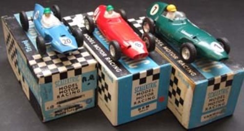 Lot 103 - Three boxed Scalextric cars
