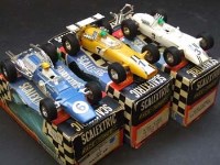 Lot 134 - Three boxed Scalextric Race Tuned cars