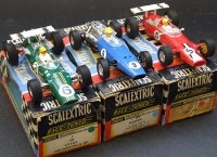 Lot 135 - Three boxed Scalextric Race Tuned cars